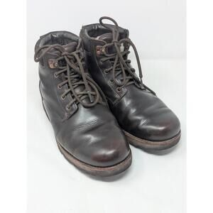 UGG Seton TL Ankle Boots Men's Brown Leather Insulated Lace-up - US 8